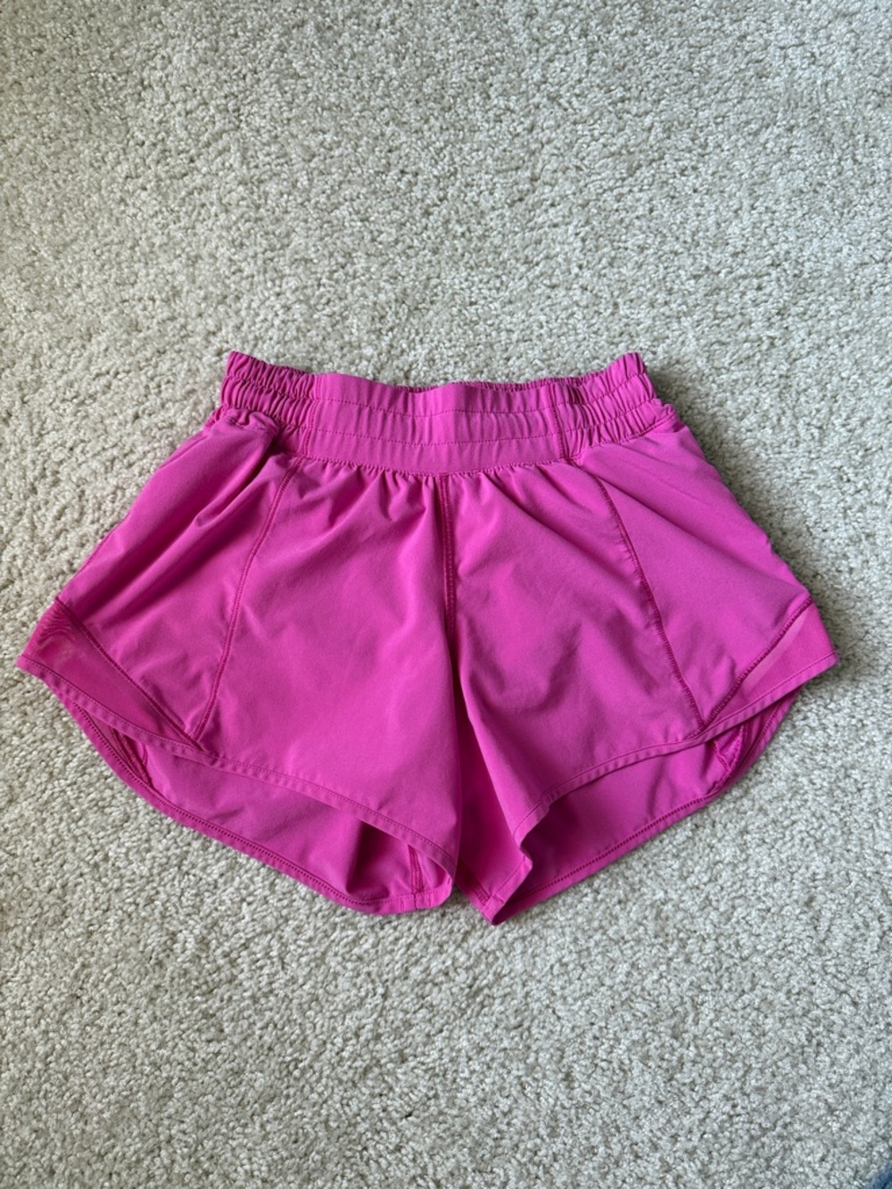 Lululemon Hotty Hot Low Rise Pink Shorts Size 2